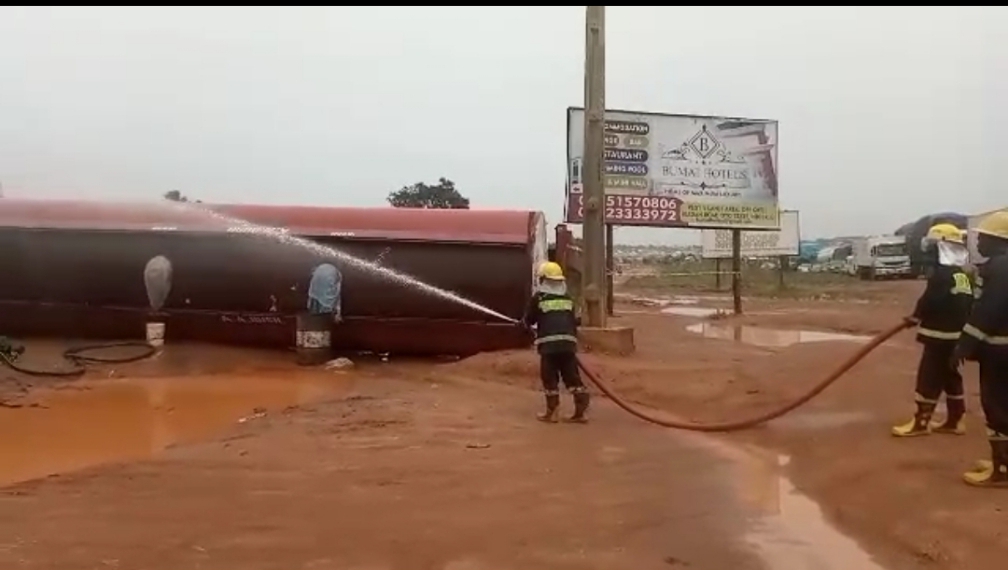 Another petroleum tanker falls in Oyo