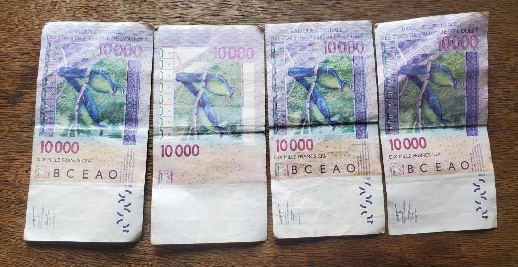 Suspect arrested with counterfeit 40,000 CFA at Minna Haji camp