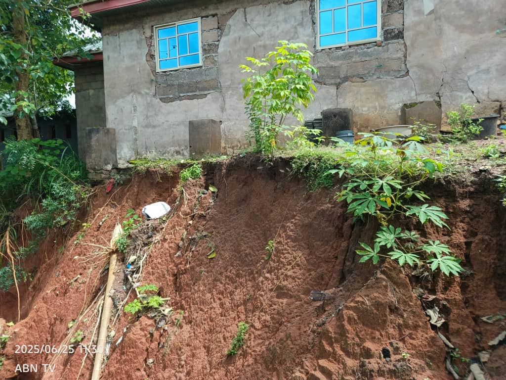 Danger looms in Abia community as erosion sacks monarch, others