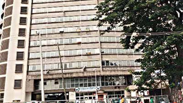 One falls from Cocoa House in Ibadan