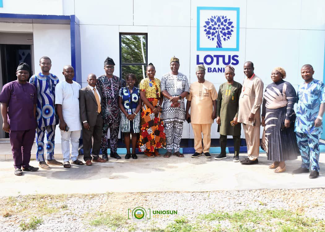 UNIOSUN VC Commends Lotus Bank’s Innovation, Promises Support as Bank Opens First Campus Branch