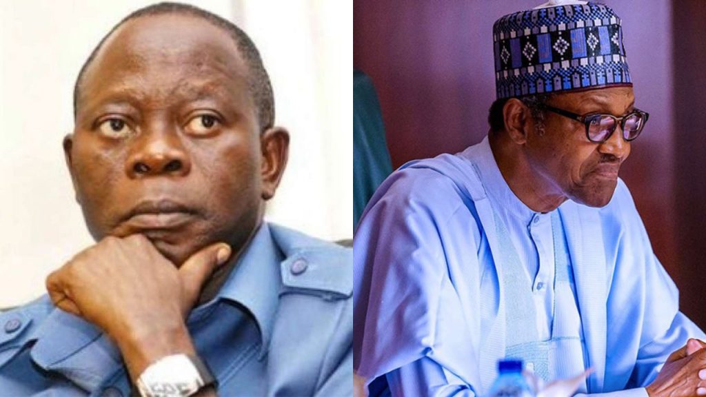 Oshiomhole blames Buhari for naira collapse