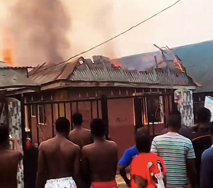 Fire guts TASUED students’ apartment, property destroyed
