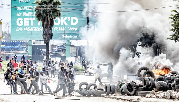 Kenya anti-government protests leave 10 dead, dozens injured