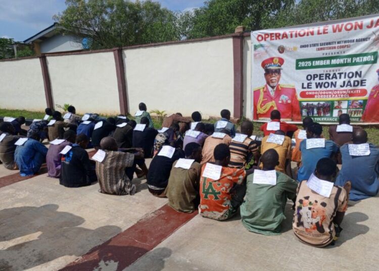 39 Fleeing Suspected Terrorists Arrested In Ondo Forest